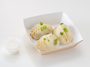 Манты с картофелем и мясом 