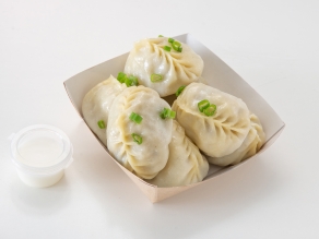 Манты с картофелем и мясом 